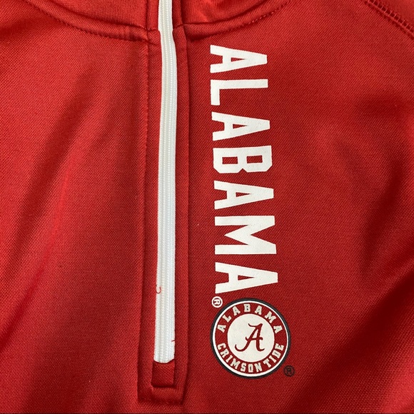 Alabama Crimson Tide Quarter Zip Pullover Sweater - Picture 9 of 13